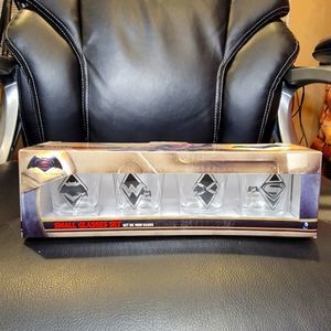 DC Superhero 4 set shot glasses
